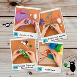 KOSMOS 60443 Jouets d'art et d'artisanat, Bricolage Kit de loisirs créatifs pour enfants, 6 an(s), Multicolore