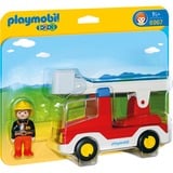 PLAYMOBIL 1.2.3 - Camion de pompier avec échelle pivotante, Jouets de construction 6967