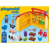PLAYMOBIL 1.2.3 - Ferme transportable avec animaux, Jouets de construction 6962
