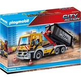PLAYMOBIL Camion avec benne et plateforme, Jouets de construction Garçon/Fille, 5 an(s), Multicolore, Plastique