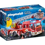 PLAYMOBIL City Action - Camion de pompiers avec échelle pivotante, Jouets de construction Rouge/Argent, 9463 