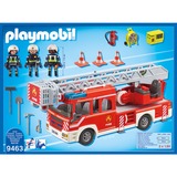 PLAYMOBIL City Action - Camion de pompiers avec échelle pivotante, Jouets de construction Rouge/Argent, 9463 