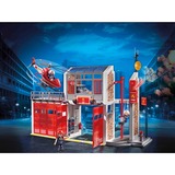 PLAYMOBIL City Action - Caserne de pompiers avec hélicoptère, Jouets de construction 9462