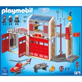 PLAYMOBIL City Action - Caserne de pompiers avec hélicoptère, Jouets de construction 9462