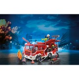 PLAYMOBIL City Action - Fourgon d'intervention des Pompiers, Jouets de construction Rouge/Blanc, 9464 