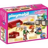 PLAYMOBIL Dollhouse - Salon avec cheminée, Jouets de construction 70207