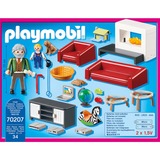 PLAYMOBIL Dollhouse - Salon avec cheminée, Jouets de construction 70207