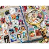 Ravensburger Puzzle 2000 p - Mes timbres préférés / Disney Puzzle avec dalles, 2000 pièce(s), Dessins animés, 14 an(s)