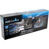 Revell Control - Radio Commande - Hélicoptère - Sky Fun, Voiture télécommandée Bleu/Argent, Carénage (avant), Noir, Bleu