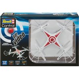 Revell Quadrocopter GO! VIDEO, Drone Blanc/Rouge
