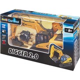 Revell RC Pelleteuse "Digger 2.0", Voiture télécommandée Jaune/Noir, 96 an(s), Plastique