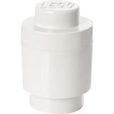 Room Copenhagen Brique de rangement LEGO 1 ronde blanche, Boîte de rangement Blanc