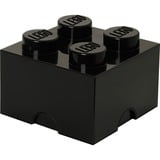 Room Copenhagen Brique de rangement LEGO 4 noire, Boîte de rangement Noir