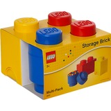 Room Copenhagen LEGO Storage Multi pack coloré, Boîte de rangement Rouge, 3 pièces