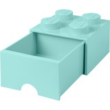 Room Copenhagen LEGO Storagge Brick 4 Boîte de rangement Bleu Bleu, Boîte de rangement, Bleu, Monochromatique, Carré, Polypropylène (PP), 250 mm