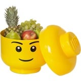 Room Copenhagen Tête de rangement LEGO "Boy", jaune, Boîte de rangement Jaune