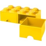 Room Copenhagen Tiroir à briques LEGO 8 jaune, Boîte de rangement Jaune