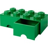 Room Copenhagen Tiroir à briques LEGO 8 vertes, Boîte de rangement Vert