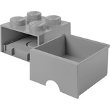 Room Copenhagen Tiroir de rangement LEGO 4 Gris, Boîte de rangement Gris foncé