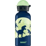 SIGG Glow Moon Dinos, Gourde Bleu, 0,4 litre