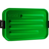 SIGG Metal Box Plus S, Lunch-Box Vert, Boîte de rangement alimentaire, Adulte, Vert, Aluminium, Monochromatique, Rectangulaire