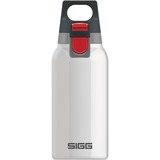 SIGG Thermo Flask Hot & Cold ONE White 0,3 L, Thermos Blanc, 0,3 L, Blanc, Acier inoxydable, 9 h, 12 h, Plastique