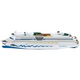 SIKU Bateau de croisière - 1/1400ème, Jeu véhicule Blanc/Bleu