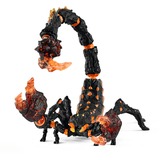 Schleich Eldrador - Scorpion de lave, Figurine Noir/Orange, 70142