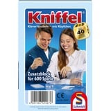 Schmidt Spiele Bloc de Yahtzee, Jeu de dés 