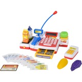 Simba Caisse de supermarché avec scanner, Epicerie d'enfant Blanc/Rouge