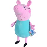 Simba Peppa Pig Papa Pig, Peluche Rose/Turquoise
