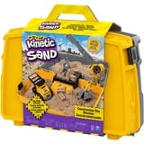 Spin Master Kinetic Sand, Coffret bac à sable pliable Chantier avec véhicule et 907 g de Kinetic Sand, pour les enfants à partir de 3 ans, Jeu de sable Kinetic Sand , Coffret bac à sable pliable Chantier avec véhicule et 907 g de , pour les enfants à partir de 3 ans, Sable cinétique pour enfants, 3 an(s), Marron