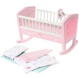ZAPF Creation Baby Annabell - Berceau Sweet Dreams, Meubles de poupées Rose/Blanc, 43 cm