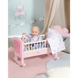 ZAPF Creation Baby Annabell - Berceau Sweet Dreams, Meubles de poupées Rose/Blanc, 43 cm