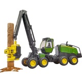 bruder Abatteuse John Deere 1270G avec 1 tronc d'arbre, Modèle réduit de voiture Vert/Noir, 02135