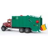 bruder Camion poubelle MACK Granite, Modèle réduit de voiture Vert/Rouge, 02812