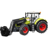 bruder Claas Axion 950 avec chargeur frontal, Modèle réduit de voiture Vert clair/Noir, 03013