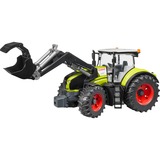 bruder Claas Axion 950 avec chargeur frontal, Modèle réduit de voiture Vert clair/Noir, 03013