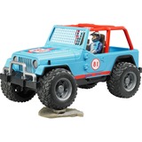 bruder Jeep Cross Country Racer avec Conducteur, Modèle réduit de voiture Bleu, 02541