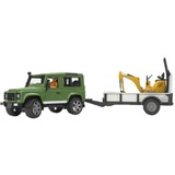 bruder Land Rover Defender avec remorque, Modèle réduit de voiture 02593