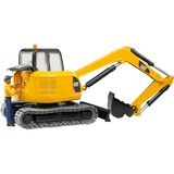 bruder Mini-excavateur Cat avec ouvrier, Modèle réduit de voiture Jaune/Noir, 02466