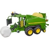 bruder Presse à balles rondes et enrubanneuse John Deere C441, Modèle réduit de voiture Vert, 02032