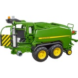 bruder Presse à balles rondes et enrubanneuse John Deere C441, Modèle réduit de voiture Vert, 02032