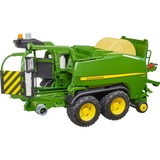 bruder Presse à balles rondes et enrubanneuse John Deere C441, Modèle réduit de voiture Vert, 02032