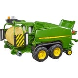 bruder Presse à balles rondes et enrubanneuse John Deere C441, Modèle réduit de voiture Vert, 02032