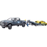 bruder RAM Power Wagon et Roadster Bruder Racing Team, Modèle réduit de voiture 02504