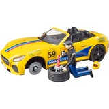 bruder RAM Power Wagon et Roadster Bruder Racing Team, Modèle réduit de voiture 02504