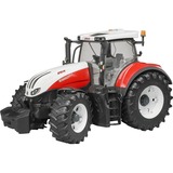 bruder Steyr 6300 Terrus CVT, Modèle réduit de voiture Blanc/Rouge, 03180