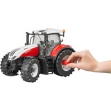 bruder Steyr 6300 Terrus CVT, Modèle réduit de voiture Blanc/Rouge, 03180