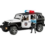 bruder Véhicule Miniature - Jeep Wrangler Unlimited Rubicon Police Avec Policier, Modèle réduit de voiture 2526